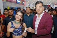 Nidhhi Agerwal at Bajaj Electronics DC Gold Hungama 2019 Winner Announcement